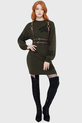 Moth Light Sweater Dress Killstar / Womens