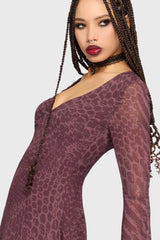 Gaia Adorned Mini Dress Killstar / Womens