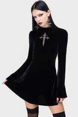 Serenade Of Shadows Mini Dress Killstar / Womens