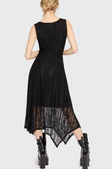 Vesper Wraith Midi Dress Killstar / Womens
