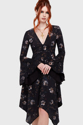 Autumna's Night Midi Dress Killstar / Womens