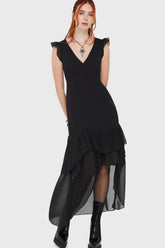 Misty Hollow Midi Dress Killstar / Womens