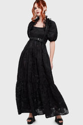 Dead Of Night Maxi Dress Killstar / Womens