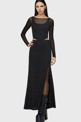 Lisbeth Maxi Skirt Killstar / Womens