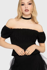 The Hollow Shirred Top Killstar / Womens