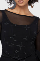 Ethereal Night Corset Top Killstar / Womens