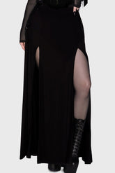 Hellverina Split Maxi Skirt Killstar / Womens