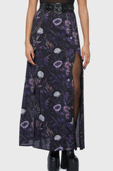 Dusk's Garden Maxi Skirt Killstar / Womens