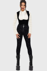 Melisande Skinny Fit Trousers Killstar / Womens