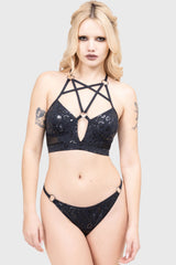 Midnight Roar Bikini Bottoms Killstar / Womens