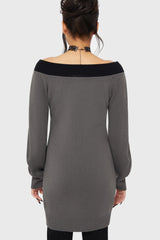 Skullcap Sweater Dress Killstar / Womens