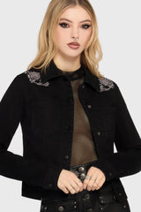 Gaia Adorned Embroidered Jacket Killstar / Womens