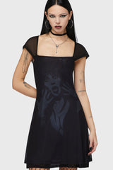 Mistress Of The Dark Skater Dress Killstar / Womens