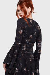 Autumna's Night Midi Dress Killstar / Womens