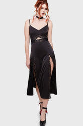 Twilight Waltz Midi Dress Killstar / Womens