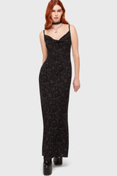 Garden Of Venom Maxi Dress Killstar / Womens