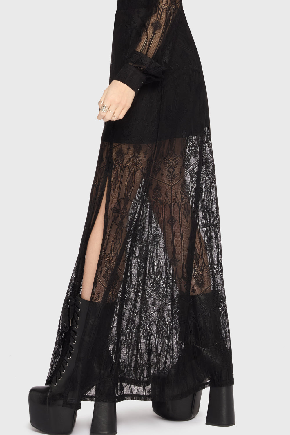 Transept Maxi Skirt Killstar / Womens