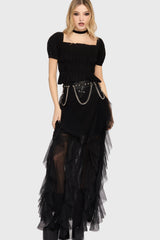 The Hollow Shirred Top Killstar / Womens
