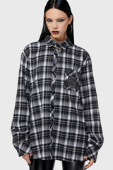 Cause Of Death Flannel Shirt Killstar / Mens