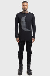 Lunar Crescent Long Sleeve Top Killstar / Mens