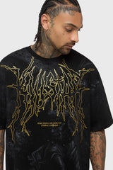 Noir Relic Oversized T Shirt Killstar / Mens