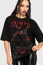 Undead & Unbothered Boxy T Shirt Killstar / Mens