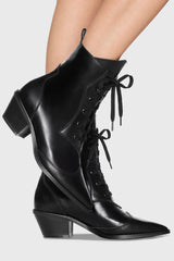 Raven Pointed-Toe Bootie Killstar / Womens