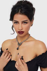 Snake Chain Choker Necklace Killstar / Womens