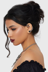 Snake Venom Ear Climber Earring Killstar / Womens