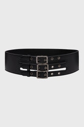 Venomous Rose Triple Buckle Belt Killstar / Womens