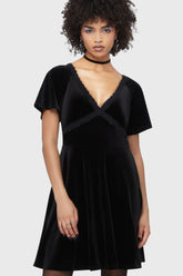 Hour Of Echelia Mini Dress Killstar / Womens