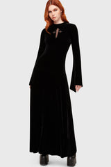 Serenade Of Shadows Maxi Dress Killstar / Womens