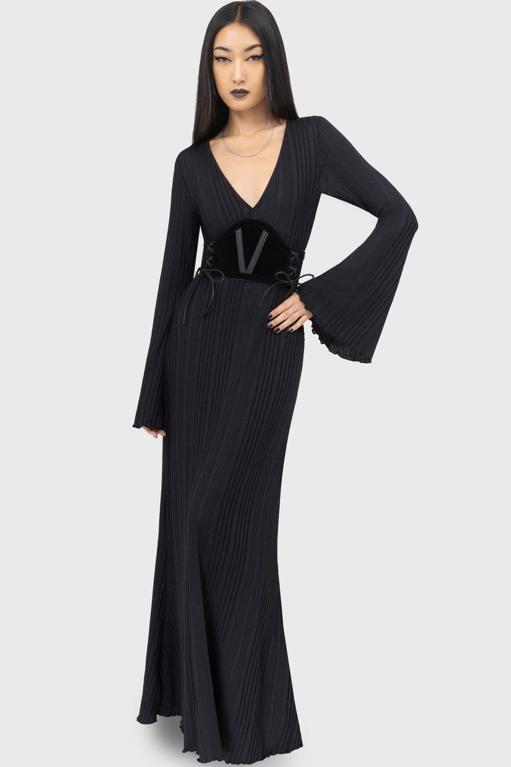 Endless Night Maxi Dress Killstar / Womens