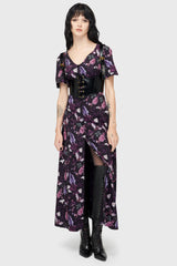 Willow Wisp Short Sleeve Maxi Dress Killstar / Womens