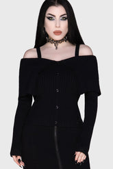 Shadow Empress Knit Top Killstar / Womens