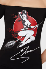 Moonstruck Bardot Top Killstar / Womens