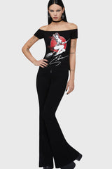 Moonstruck Bardot Top Killstar / Womens
