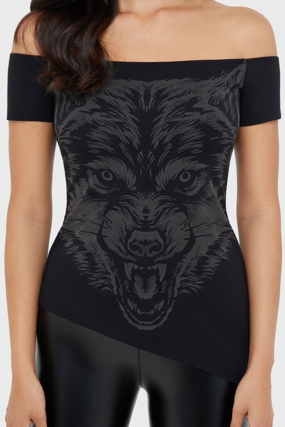 Nocturnal Wolf Top Killstar / Womens