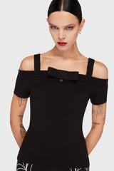 Graveyard Swing Bardot Top Killstar / Womens
