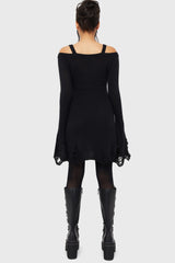 Night Widow Mini Dress Killstar / Womens