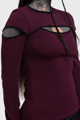 Abyssal Elegy Knitted Top Killstar / Womens