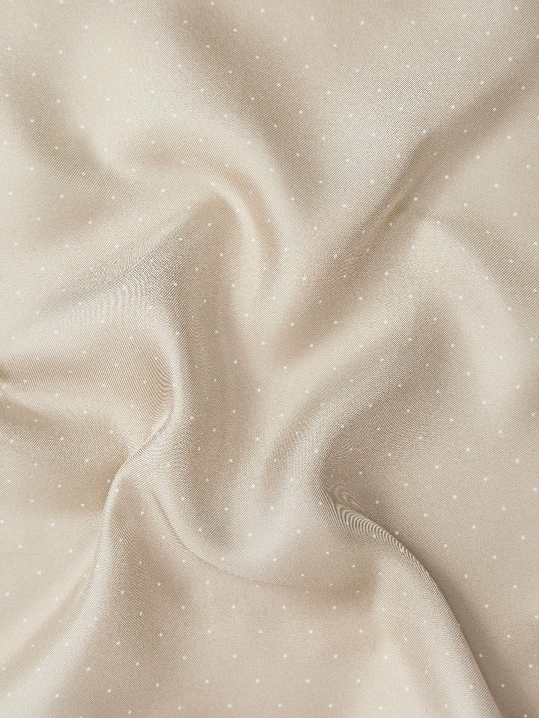 Reiss Polka Dot Silk Pocket Square in Stone