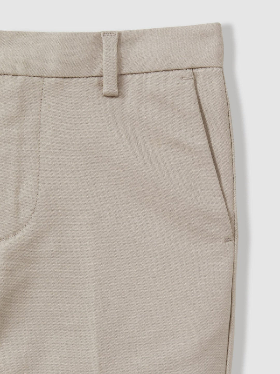 Reiss 3-9 yrs Slim Fit Tapered Chinos in Stone