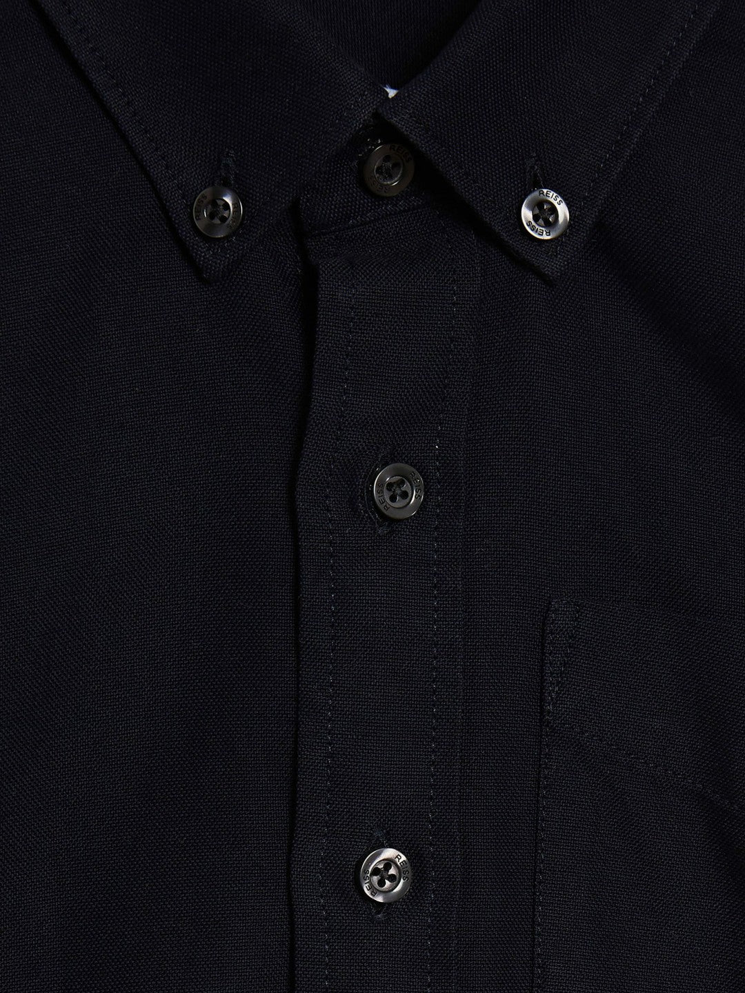 Reiss Junior Button Down Oxford Shirt in Navy