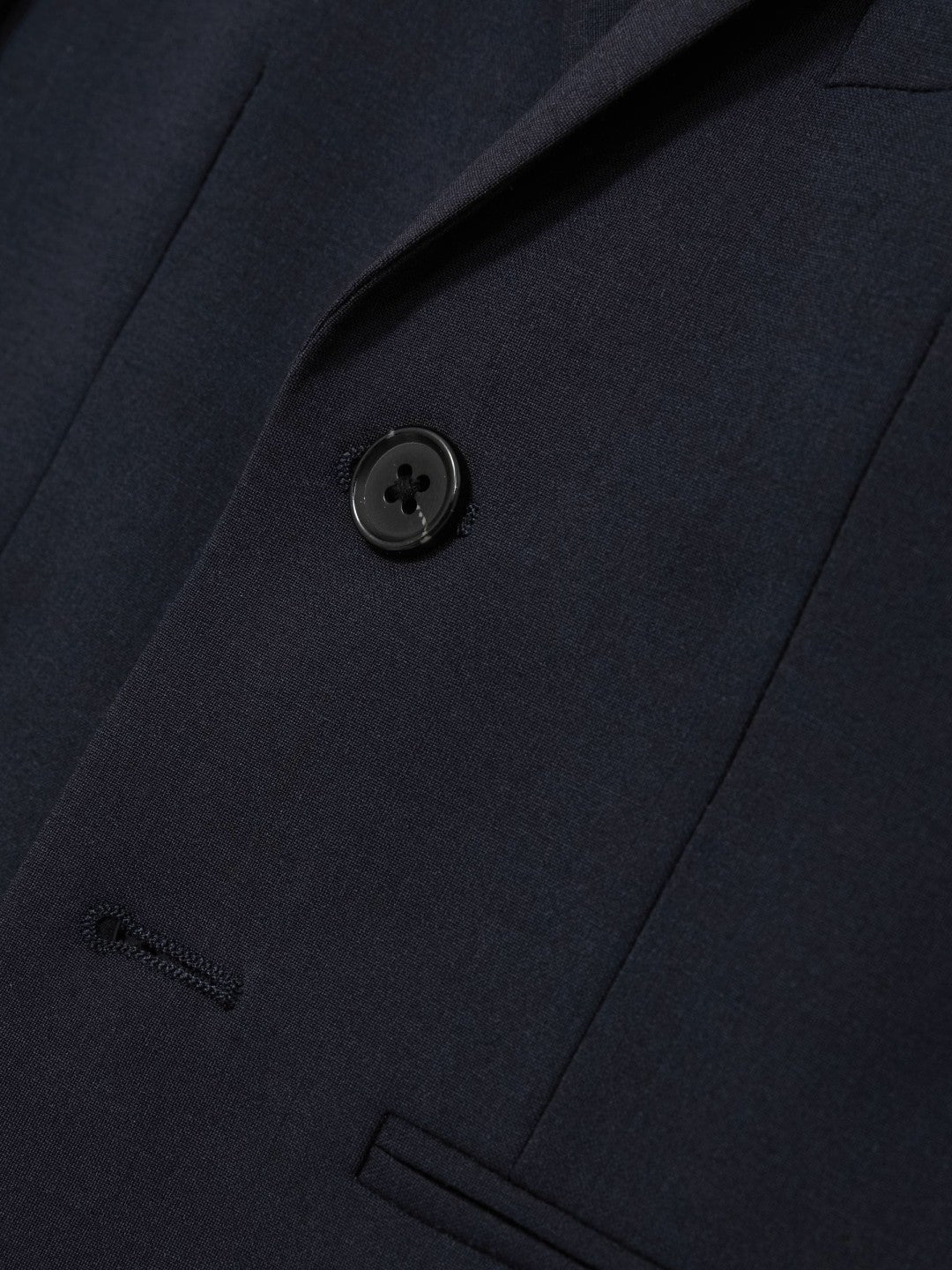 Reiss 3-9 yrs Wool-Blend Single-Breasted Suit Blazer in Navy