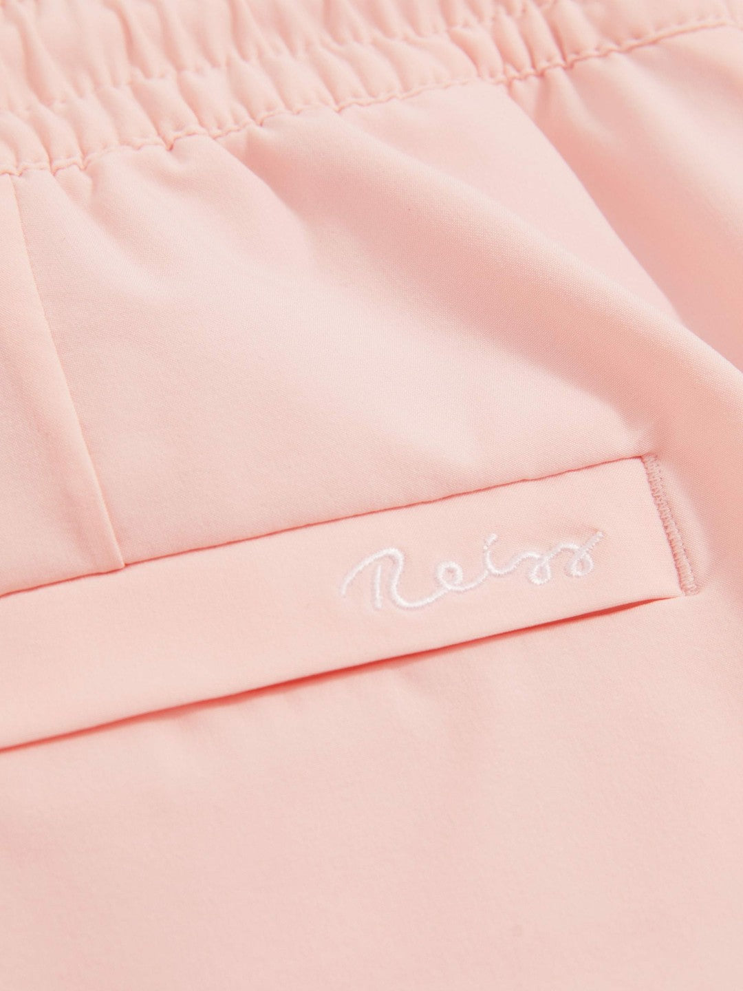 Reiss Drawstring Swim Shorts in Pink