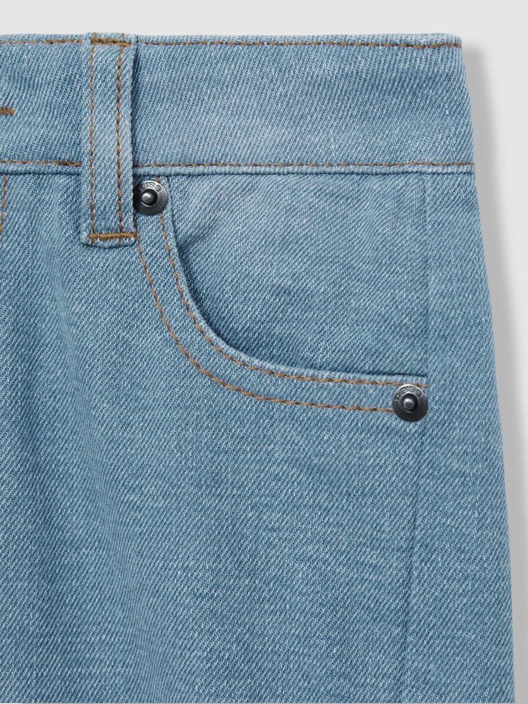 Reiss 13-14 yrs Patchwork Denim Jeans Two-Tone in Blue