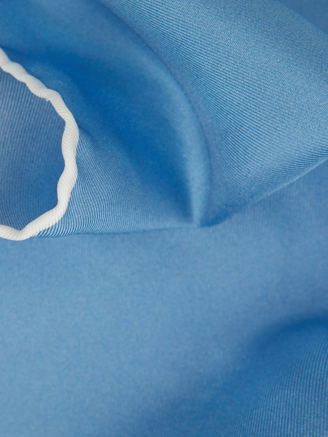Reiss Plain Silk Pocket Square in Soft Blue