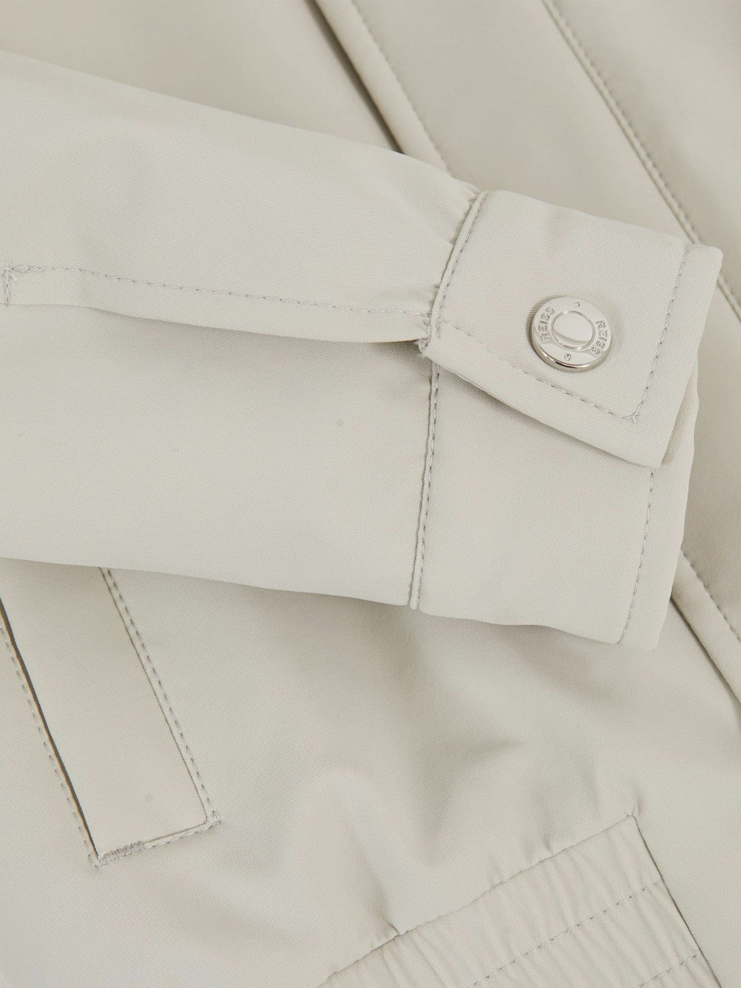 Reiss 13-14 yrs Zip Through Harrington Jacket in Natural