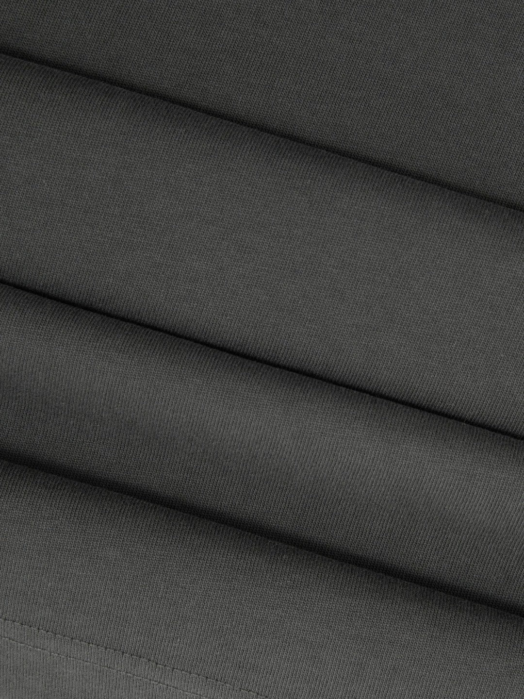 Reiss Cotton Garment-Dyed Oversized T-Shirt in Washed Black